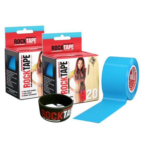 2 ROLL COMBO PACK Kinesiology Tape H2O Blue