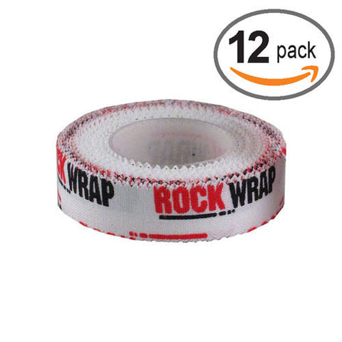 12 Pack RockWrap Athletic Tape (White 1.5 Inch)