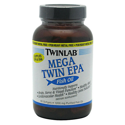 Mega Twin EPA Fish Oil, 60 Softgels