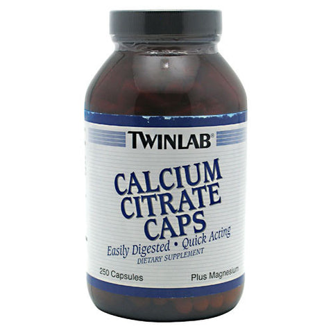 Calcium Citrate Caps, 250 Capsules