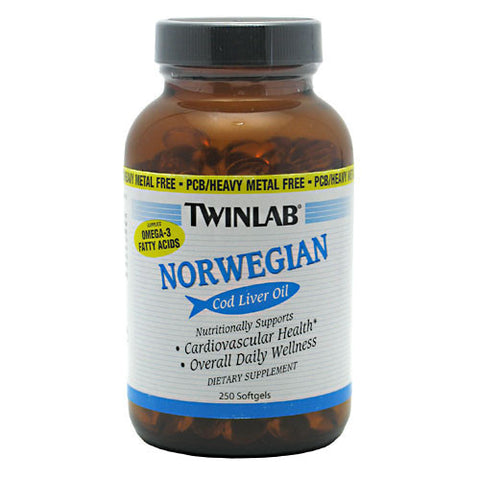 Norwegian Cod Liver Oil, 250 softgels