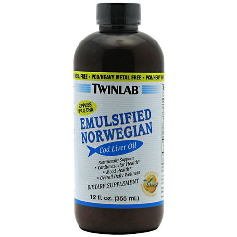 Emulsified Norwegian Cod Liver Oil, Orange