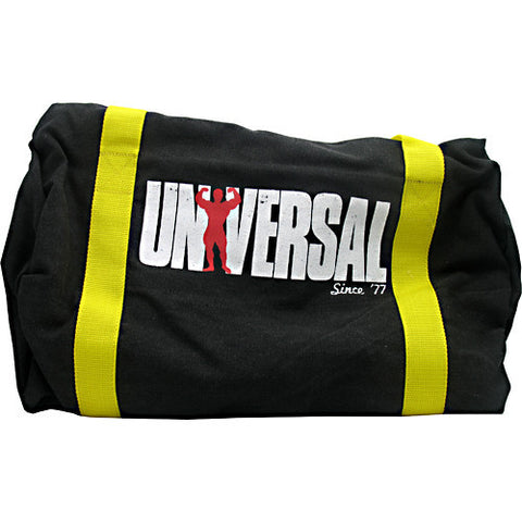 Universal Vintage Gym Bag, Black/Yellow