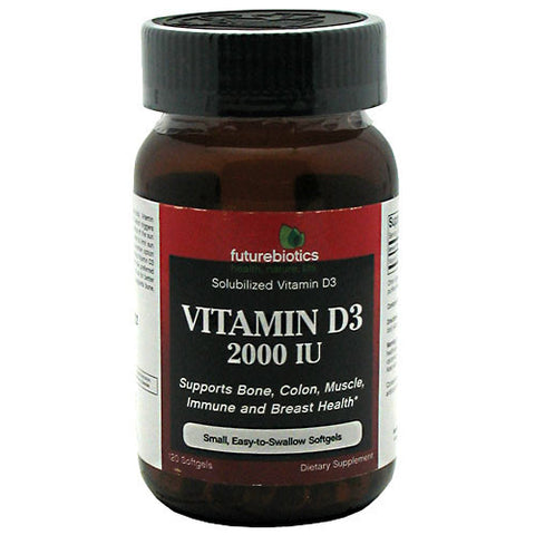 Vitamin D3 2000 IU, 120 softgel tablets