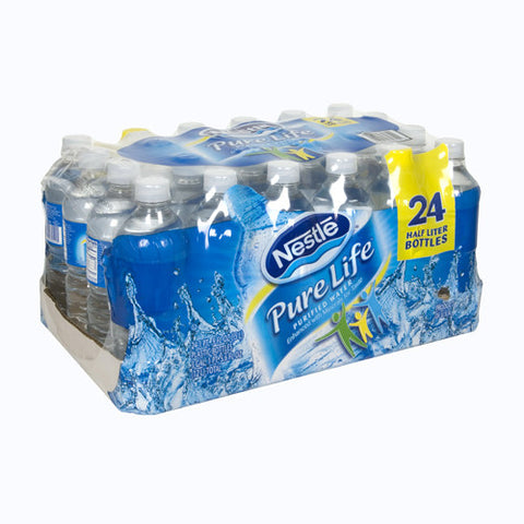 Pure Life Purified Water, 24 Bottles
