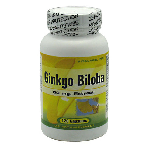 Ginkgo Biloba, 60 mg Extract, 120 Capsules