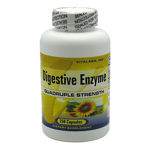 Digestive Enzyme, Quadruple Strength, 250 Capsules