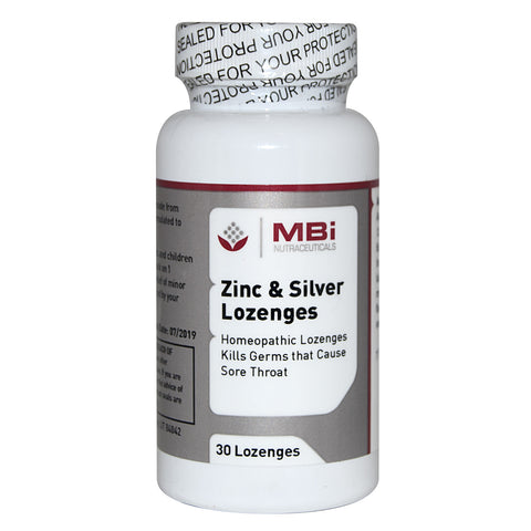 Zinc & Silver Lozenges 30 Lozenges