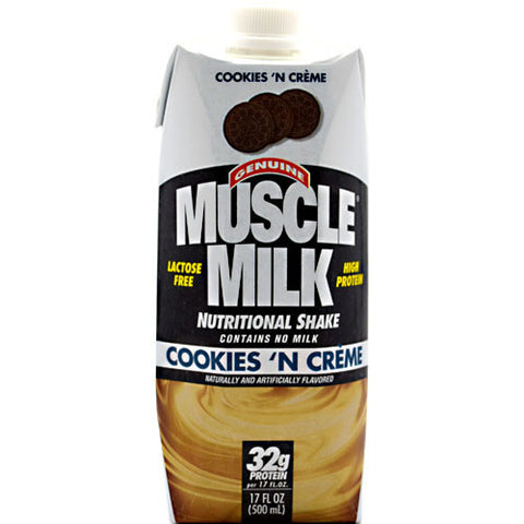 Muscle Milk RTD, Cookies 'n Creme 12/17oz