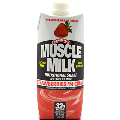 Muscle Milk RTD, Strawberries 'N Creme 12/17oz