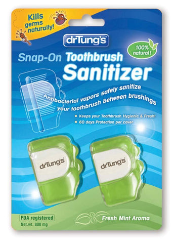 Adult Snap on Toothbrush Sanitizer 2ct. Pack