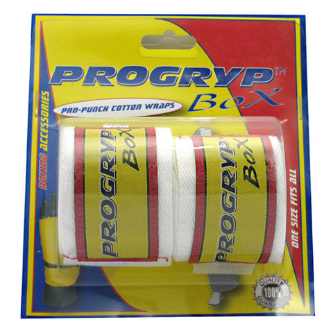 Pro-Punch Cotton Wraps, White