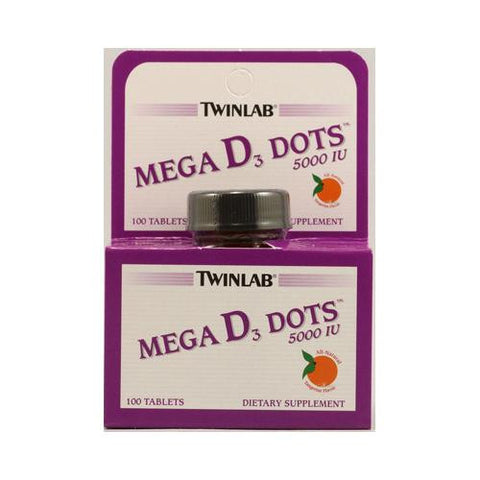 Mega D3 Dots 5000 IU 100 Ct.