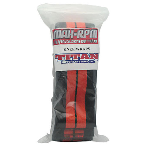 Knee Wraps, Orange & Black