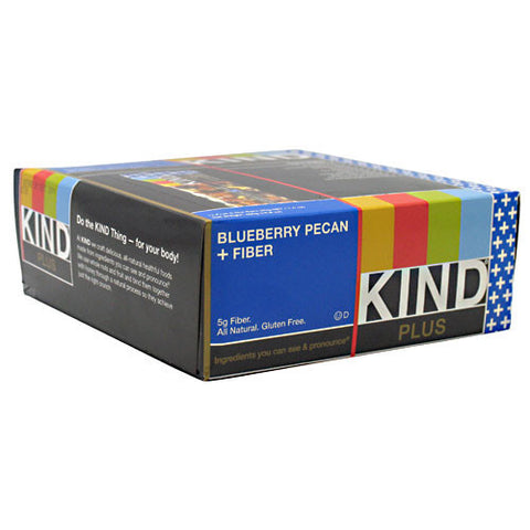 Kind Plus, Blueberry Pecan + Fiber