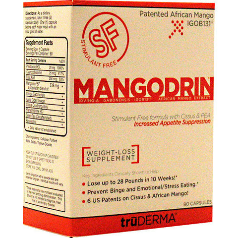 Mangodrin Stimulant Free, 90 Capsules