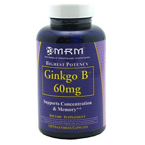 Ginkgo B, 60 mg, 120 Vegetarian Capsules