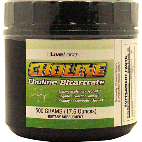 Choline Bitartrate 500 Grams