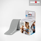 Kinesiology Tape - 16.4' (5m) Roll of 10" Precut Strips Silver