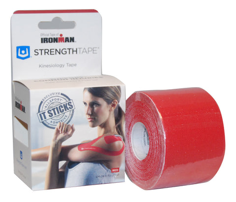 Kinesiology Tape - 16' Uncut Roll Red