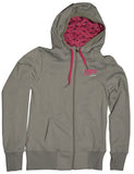 MusclePharm Sportswear Women's Hoodie - Grey/Pink Large