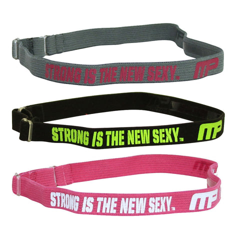 3 Pack Headband Thin Grey/Pink/Black