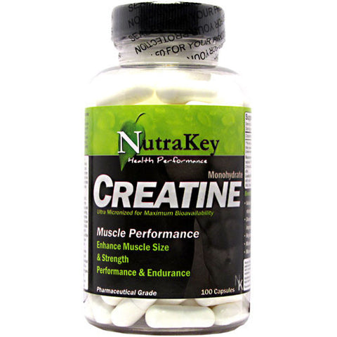 Creatine Monohydrate, 100 Capsules