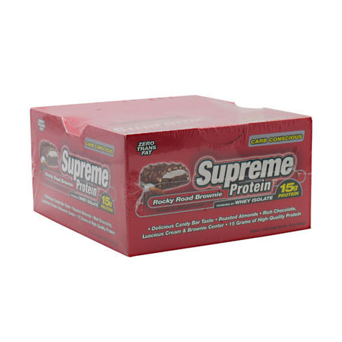 Quadruple Layer Protein Bar, Rocky Road Brownie