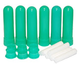 Nasal Aromatherapy Inhaler - Green - 6 Pack