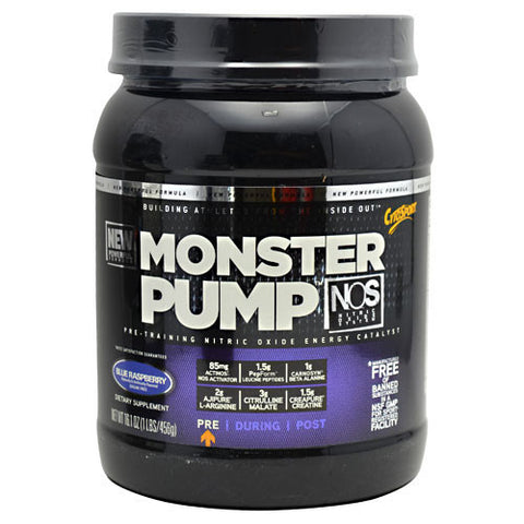 Monster Pump NOS, Blue Raspberry