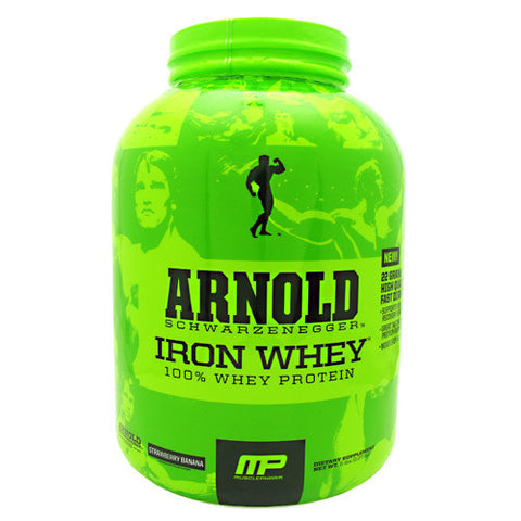 MusclePharm Iron Whey 5 lb Strawberry Banana