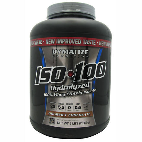 Iso100 Hydrolyzed 100% Whey Protein Isolate Gourmet Chocolate -- 5 lbs