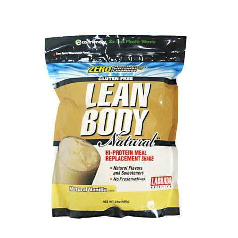 Lean Body Hi Protein Meal Replacement Shake, Natural Vanilla, 24 Ounce