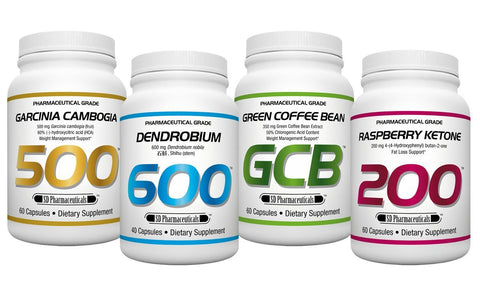 Garcinia Cambogia , Green Coffee Bean Extrac, Raspberry Ketone & Dendrobium