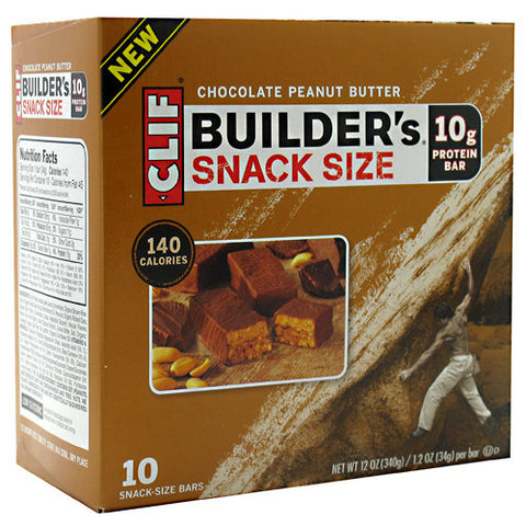 Builder's Snack Size 10g Protein Bar - Box of 10 Chocolate Peanut Butter