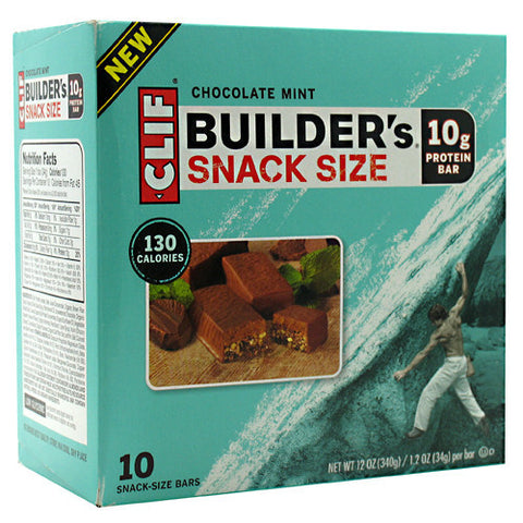 Builder's Snack Size 10g Protein Bar - Box of 10 Chocolate Mint