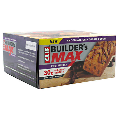 Builder's MAX Bar Chocolate Chip Cook Dough Box of 9