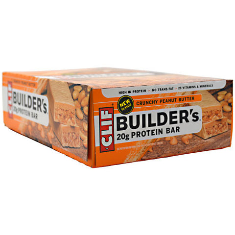 Builder's Bar, 2.4-Ounce Bars, 12 Count Crunchy Peanut Butter