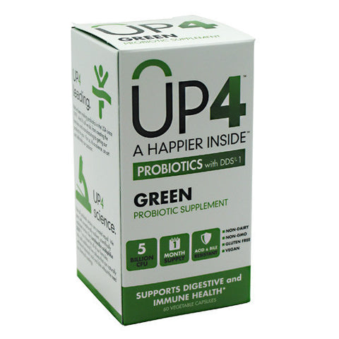 UP4 Green Probiotics, 60 vegetable Capsules