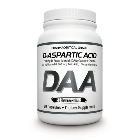 D-Aspartic Acid DAA 90 Ct.