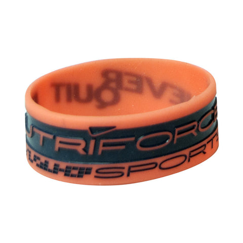 Wrist Band Never Quit Salmon