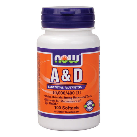 Vit A & D 10000/400 IU 100 SGELS