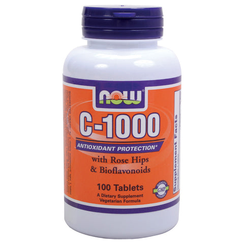 C-1000 + Rose Hips & Bioflavonoids 100 TABS