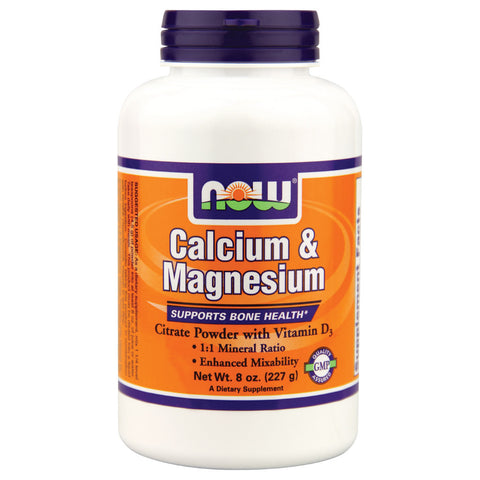 Calcium & Magnesium Citrate Powder 8 OZ