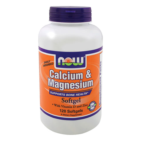 Calcium & Magnesium + Vit D & Zinc 120 SGELS
