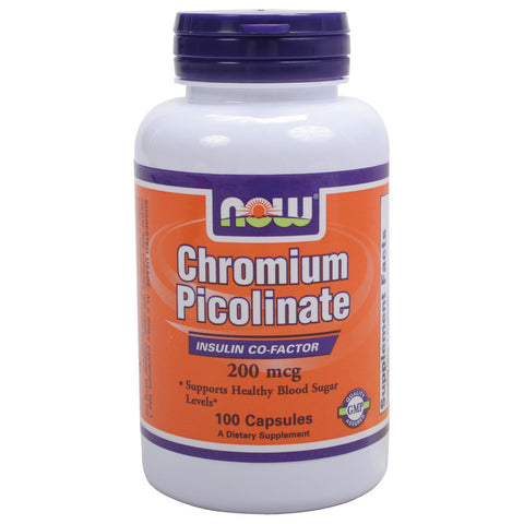 Chromium Picolinate 200 mcg - 100 Caps 2 Pack