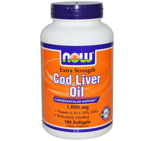 Extra Strength Cod Liver Oil 1 000mg 180.0 SGELS