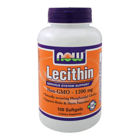 Lecithin 1200 mg Non-GMO 100 SGELS