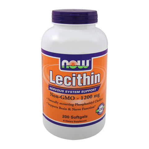 Lecithin 1200 mg Non-GMO 200 SGELS