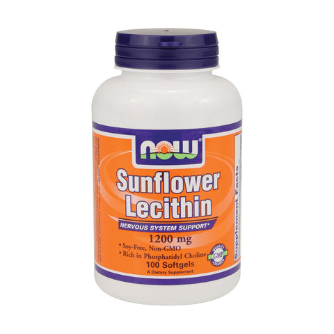 Sunflower Lecithin 1200 mg Non-GMO 100 SGELS